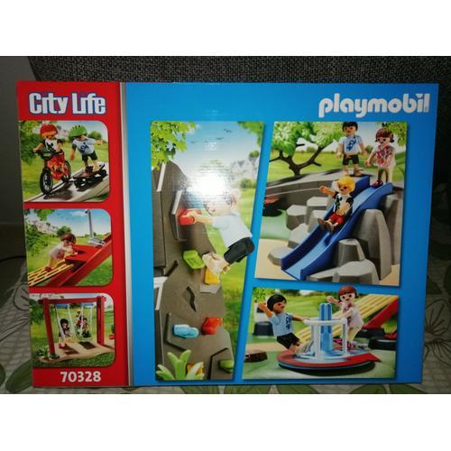 Playmobil City Life 70328 pas cher, Parc de jeux