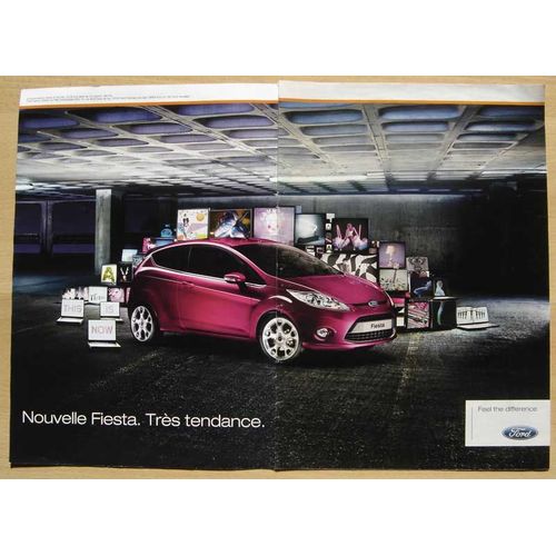 Publicité Papier - Voiture Ford Fiesta De 2008