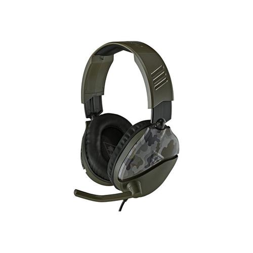 Turtle Beach Recon 70 Green Camo - Micro-casque - circum-aural - filaire - jack 3,5mm