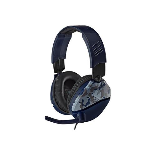 Turtle Beach Recon 70 - Micro-casque - circum-aural - filaire - jack 3,5mm - camouflage bleu