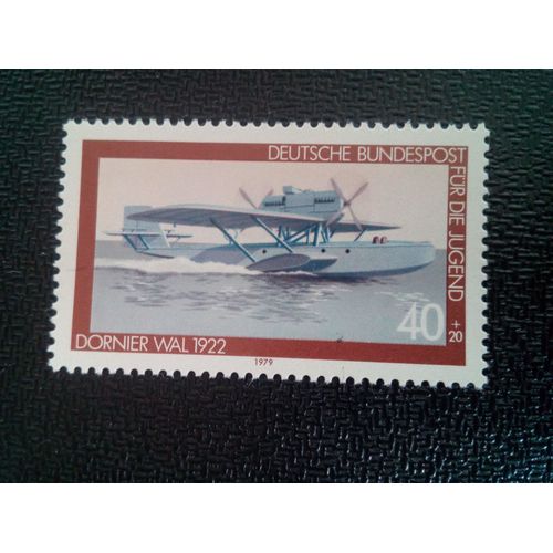 Timbre Allemagne / Rfa Yt 850 Bateau Volant Dornier Do-J Wal, 1922 1979 ( 0031004 )