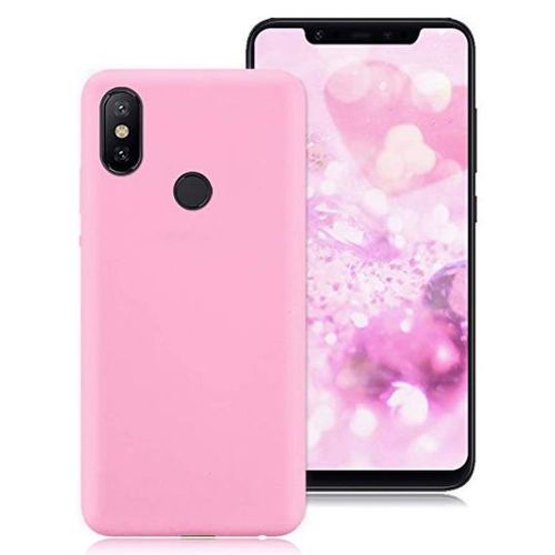 Coque Silicone Liquide Rose Pour Xiaomi Mi 8