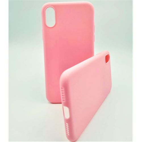 Coque Silicone Liquide Rose Pour Iphone X / Xs