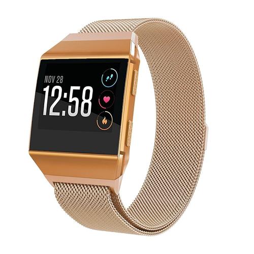 Bracelet Milanese Loop Fermoir Magnétique Pour Fitbit Ionic - Rose