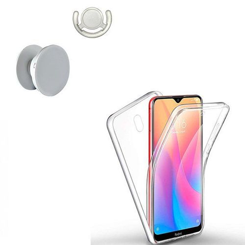 Kit Coque 3x1 360° Anti Choc + 1 Gripholder + 1 Support Gripholder Blanc Pour Xiaomi Redmi 8a