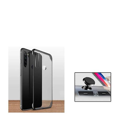 Kit Support Magnétique De Voiture + Coque Sans Bordures Pour Xiaomi Redmi Note 8t