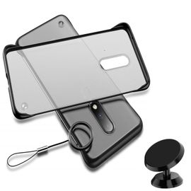 Kit Support Magnétique De Voiture + Coque Sans Bordures Pour Xiaomi Redmi 8