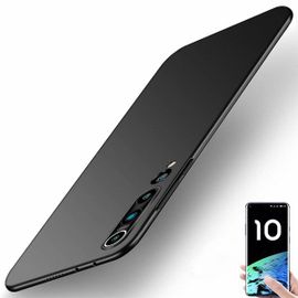 Kit Verre Trempé Nano Incurvé Uv + Coque Mince Et Rigide Pour Xiaomi Mi 10 5g - Noir