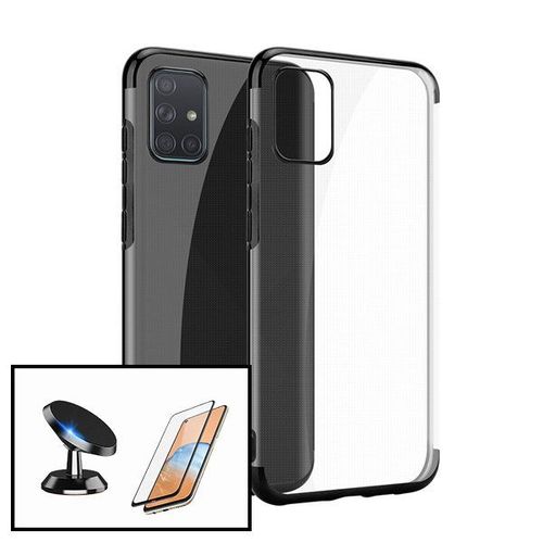 Kit Verre Trempé 5d Full + Coque Slimarmor + Support Magnétique De Voiture Pour Huawei P Smart 2020 - Noir