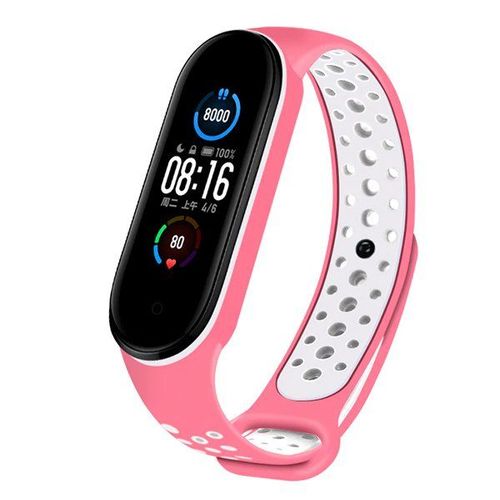 Bracelet Sportystyle - Xiaomi Mi Band 4 - Rose / Blanc