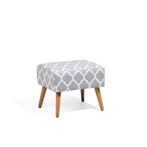 Repose-Pied Manteo Gris Clair Coton