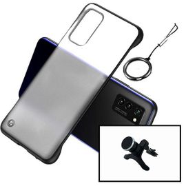 Kit Support Magnétique Renforcé Pour Voiture + Coque Sans Bordures Pour Xiaomi Redmi 8
