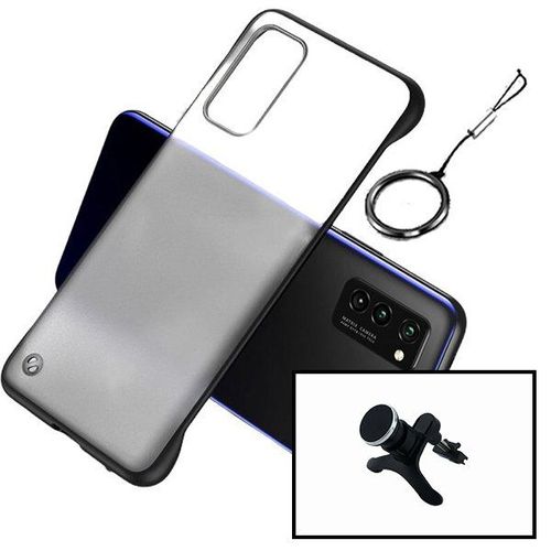 Kit Support Magnétique Renforcé Pour Voiture + Coque Sans Bordures Pour Xiaomi Redmi Note 8