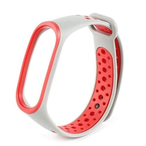 Bracelet Sportystyle - Xiaomi Mi Band 3 - Blanc / Rouge