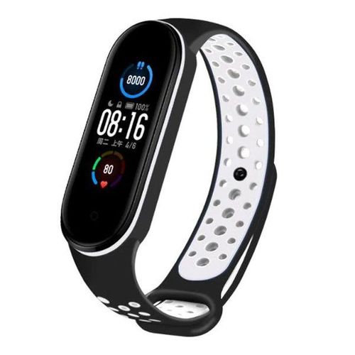 Bracelet Sportystyle - Xiaomi Mi Band 3 - Noir / Blanc