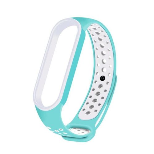 Bracelet Sportystyle - Xiaomi Mi Band 5 - Vert / Blanc