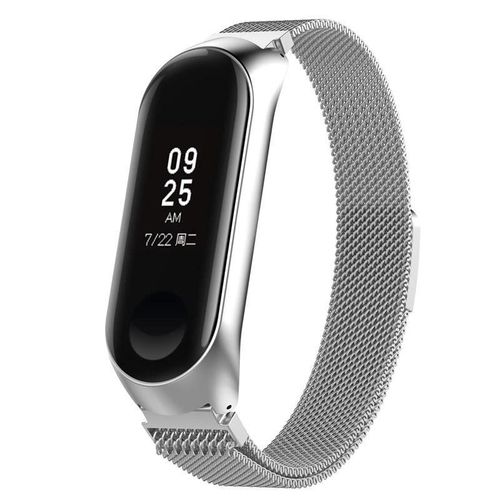 Bracelet Milanese Loop Fermoir Magnétique - Xiaomi Mi Band 5 - Gris