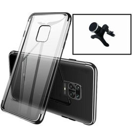 Kit Support Magnétique Renforcé Pour Voiture + Coque Slimarmor Pour Xiaomi Mi 10 Ultra - Noir