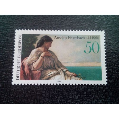 Timbre Allemagne / Rfa Yt 881 "Iphigenia" Feuerbach, Anselm (Artiste) 1980 ( 0031004 )