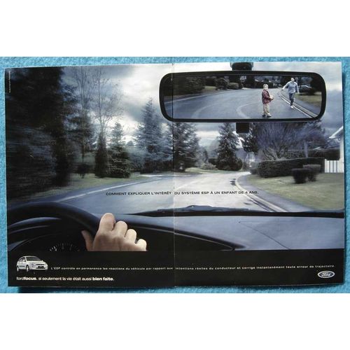 Publicité Papier - Voiture Ford Focus De 2000