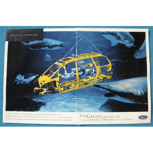 Publicité Papier - Voiture Ford Galaxy De 1997