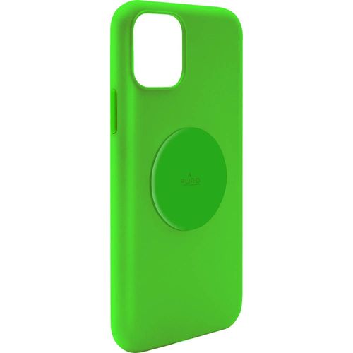 Coque Silicone Icon Aimantée Verte Fluo Pour Iphone 11 Puro