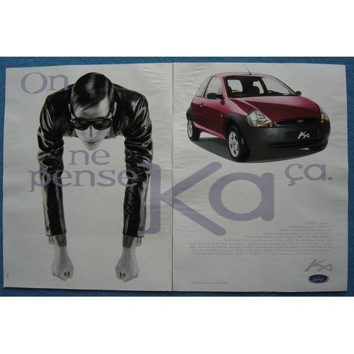 Publicité Papier - Voiture Ford Ka De 1996
