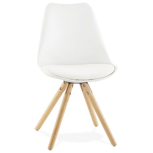 Chaise Scandinave 'gouja' Blanche