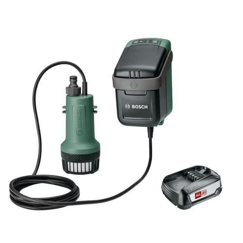 Pompe a eau Bosch - Garden Pump 18V -livree avec batterie 18V-2.5Ah et chargeur-
