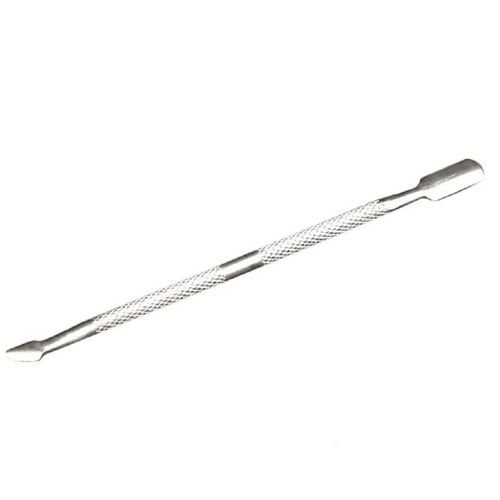 1 Pièces Cuticule Poussoir Uv Gel Vernis Tremper Off Dissolvant Outil Nail Art Cuticule Tondeuse (1 Pièces Argent) 