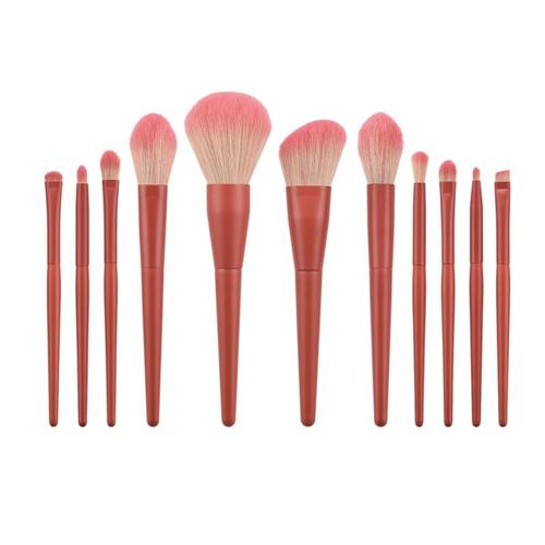 Pinceaux De Maquillage 11 Pièces Ensemble De Pinceau De Maquillage Synthétique Fondation Brosse Mélange Visage Poudre Fard À Joues Correcteur Fards À Paupières Maquillage 