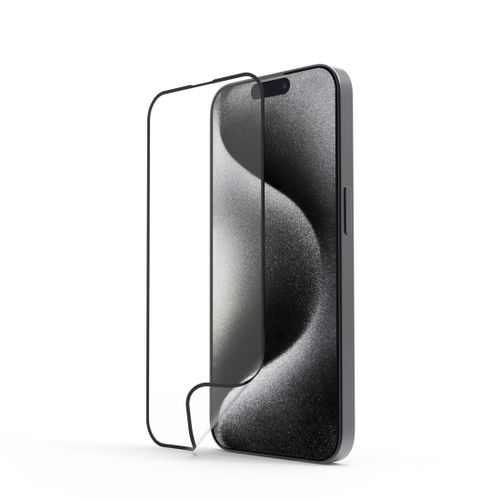 Verre De Protection "Super Hybrid" Pr Apple Iphone 15 Pro Max, Aide Pose