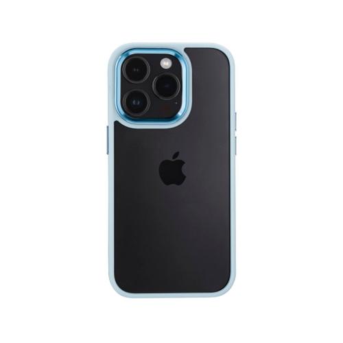 Coque Pr Port. "Cam Protect" Pr Apple Iphone 14 Pro Max, Trsp., Bleu