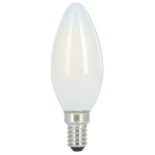 Ampoule Fil. Led, E14, 806lm Rempl. 60w, Amp. Bougie, Blc Chaud, Mate