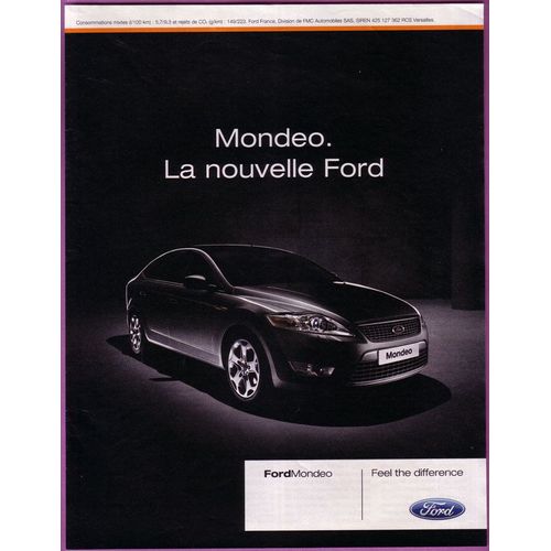 Publicité Papier - Voiture Ford Mondeo De 2007
