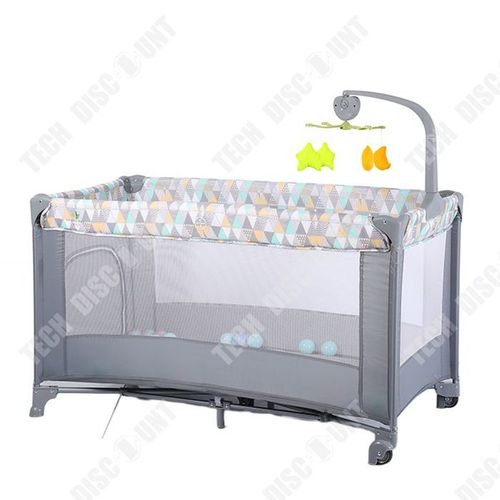 Td Lit Parapluie 125cmx65cmx72cm Lit Voyage Léger Sommier Pliant Lit Parapluie Compact 15 Kg Lit Parapluie Avec Matelas Lit Pliable