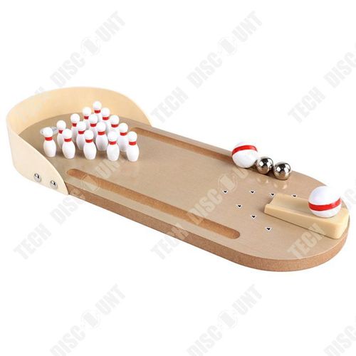 Td Ensemble De Bowling Avec 10 Quilles Enfants À Partir De 3 Ans Bowling De Table Pour Chambre D'enfant Mini Bowling Jeux De Quilles