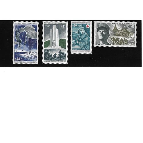 Timbres France 1969 Neufs ** Yt Lot Des N° 1603 - 1604 - 1607 - 1620