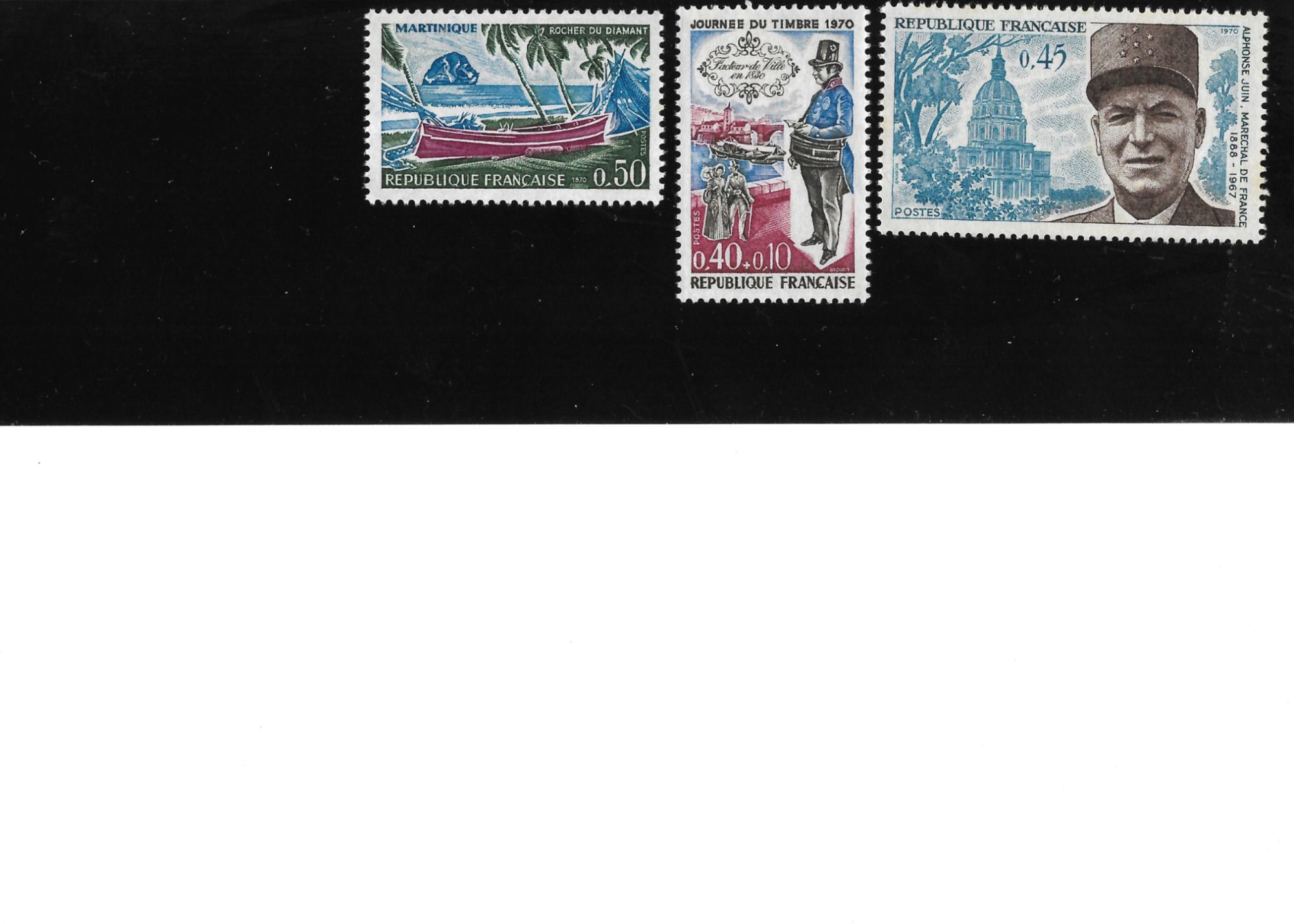 Timbres France 1970 Neufs ** Yt Lot Des N° 1630 - 1632 - 1644
