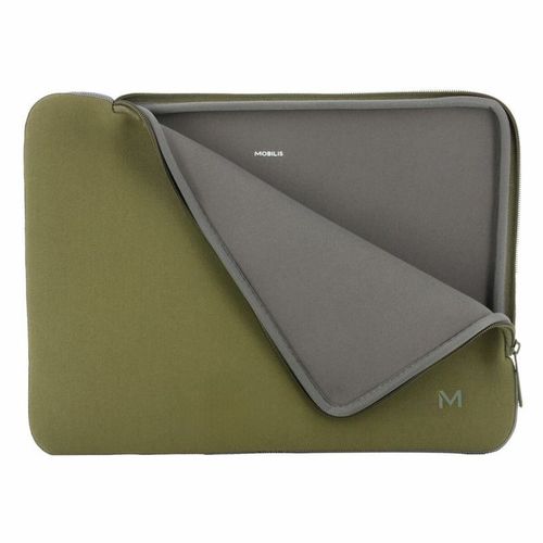 Mobilis Skin - Housse d'ordinateur portable - 12.5" - 14.2" - kaki et gris