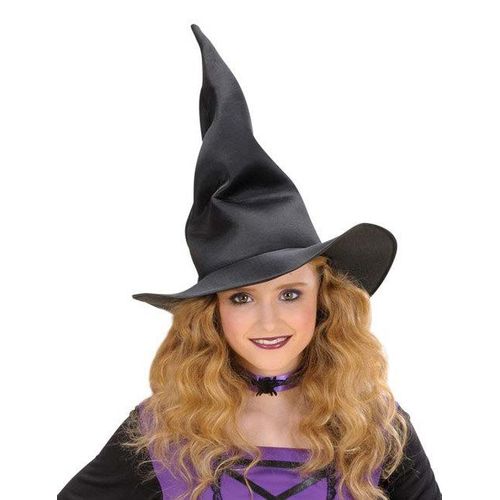 Chapeau Noir De Sorcière Pliable Pour Enfant