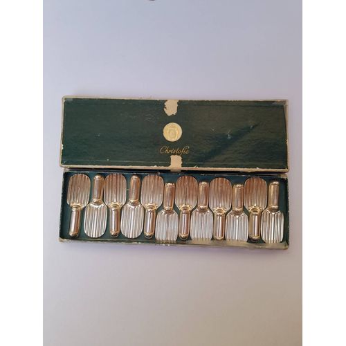 Porte-Couteaux X 12 En Métal Argenté