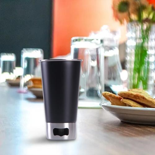 Tasse À Bière En Acier Inoxydable Avec Ouvre-Bouteille, Maison Et Bureau