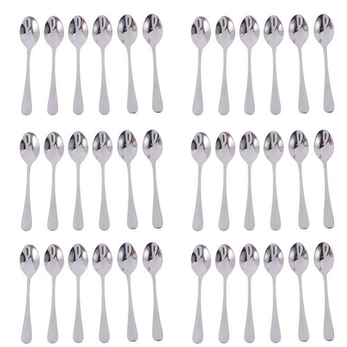 Mini Cuillère À Café Expresso En Acier Inoxydable, Cuillère À Dessert, 4.7 Po, 36 Pièces