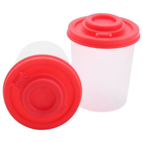Shaker Hermétique En Plastique Avec Couvercles Rouges, Distributeur De Pots À Épices