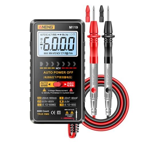 Compteur de tension à courant continu, moniteur de panneau LCD, multimètre à affichage numérique, ampèremètre, voltmètre, affichage de l'énergie électrique, ampèremètre