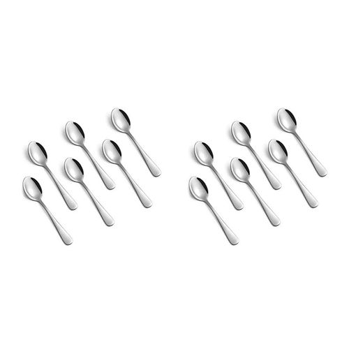 Mini Cuillère À Café Expresso En Acier Inoxydable, Cuillère À Dessert, 4.7 Po, 12 Pièces