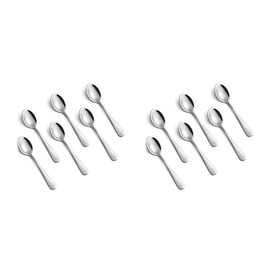 Mini Cuillère À Café Expresso En Acier Inoxydable, Cuillère À Dessert, 4.7 Po, 12 Pièces