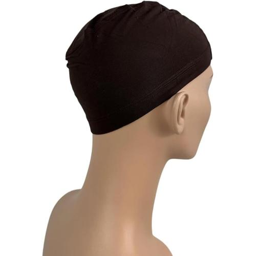 Marron Foncé ® Perruque En Bambou - Protection De La Tête - Couleur Marron Foncé - Portable Sous Les Perruques De Cheveux Humains, Perruques De Cheveux Synthétiques, Foulards, Casquettes,