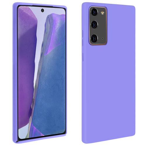 Coque Galaxy Note 20 Semi-Rigide Soft Touch Compatible Qi Violet